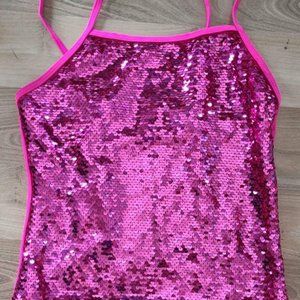 Girls sz 14-16 juicy couture pink sequin swimsuit